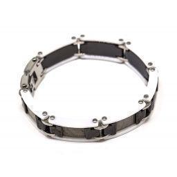 Male stainless steel bracelet ΑΒΡ10045