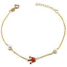 Children's gold bracelet 9K ΠΒΧ1006