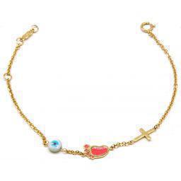 Children's gold bracelet 9K ΠΒΧ1010