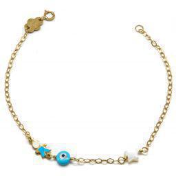 Gold bracelet  9K ΠΒΧ1014