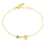 Silver kids bracelet Prince Silvero 8S-BR094-1