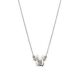 Silver necklace Exis ΚΟ10148