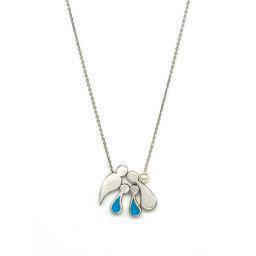 Silver necklace Exis Z50694AAS