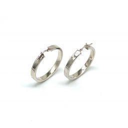 Silver hoop earring CR50300DW