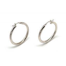 Silver hoop earring CR50326EW