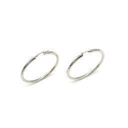 Silver hoop earring CR50326HW