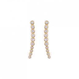 Silver earring ear climber EH020P