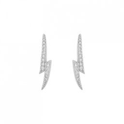 Silver earring ear climber EH040P
