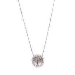 Silver necklace ZN1050S