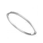 Silver bangle bracelet ΒΧΑ177S