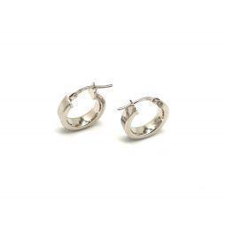 Silver hoop earring CR50300AW