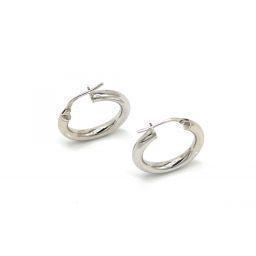 Silver hoop earring CR50326CW
