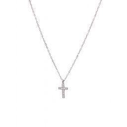 Silver necklace cross 04-07-1904S