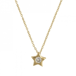 Silver necklace NZ829P