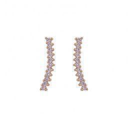 Silver earring ear climber EH026G