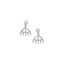 Silver earring ES1391WS