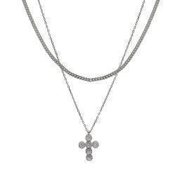 Silver necklace ZN1860WS