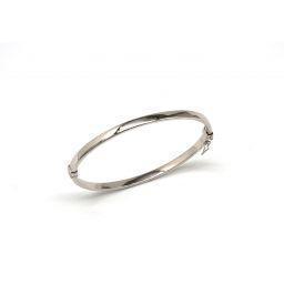 Silver bangle bracelet ΒΧΑ331W