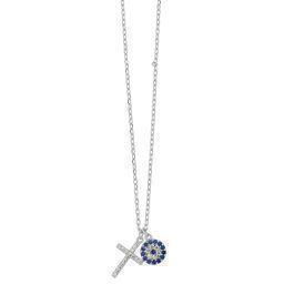 Silver necklace Prince Silvero 1A-KD354-1M