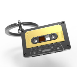 Μπρελόκ Metalmorphose Audio tape vintage TM219-04
