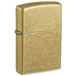Zippo Αναπτήρας Λαδιού Αντιανεμικός Regular Street Brass 48267