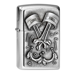 Zippo Αναπτήρας Λαδιού Αντιανεμικός Emblem Engine Parts 9075